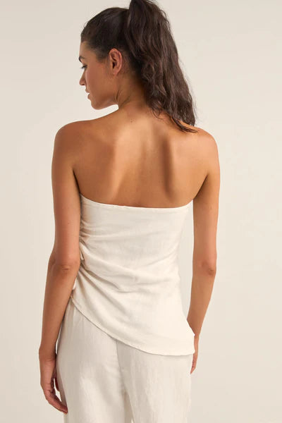 Frankie strapless top - white