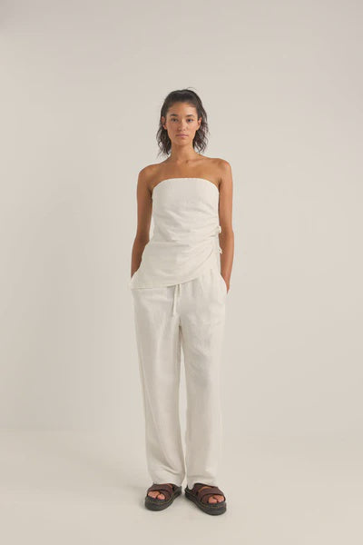 Frankie strapless top - white