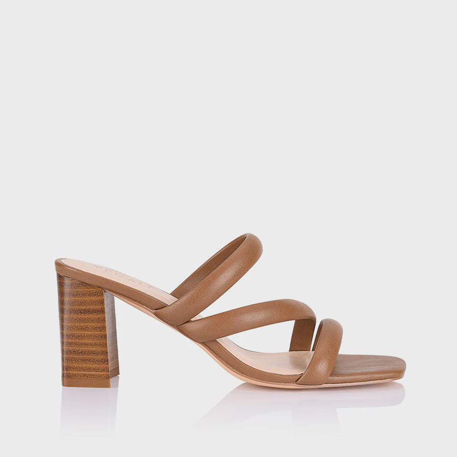 NaeNae block heel sandals - tan
