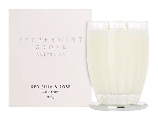 Red Plum & Rose candle