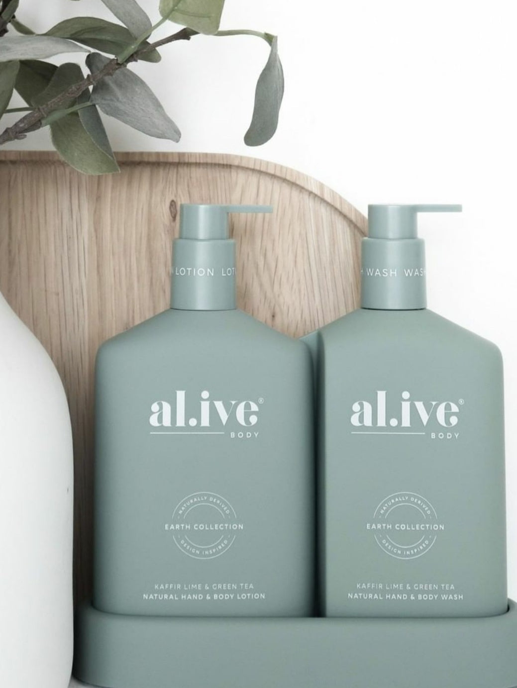 Alive Body Duo- kaffir, lime & green tea/ 2 x 500ml