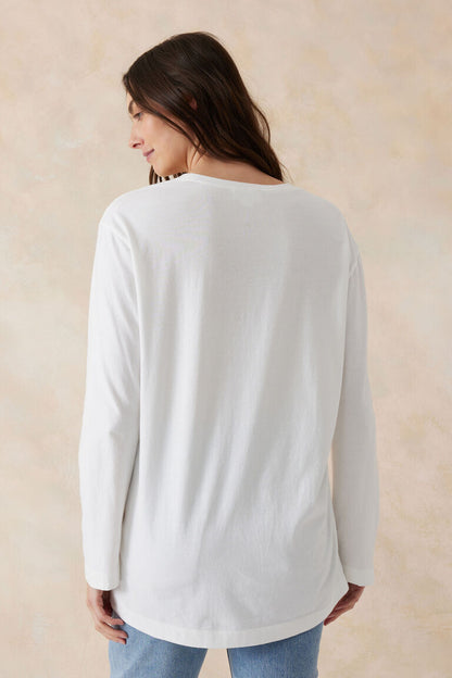 Ceres life / longline step hem l/s