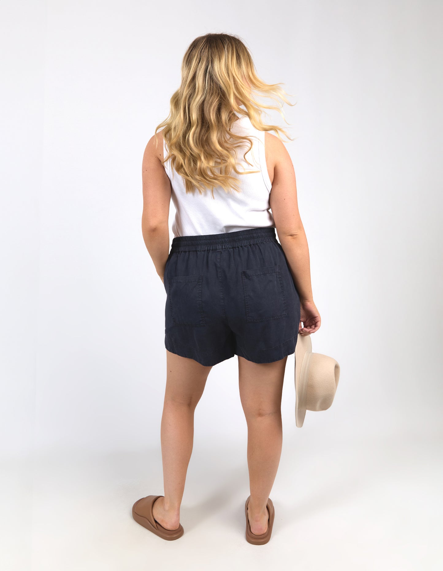 Bliss washed short - navy