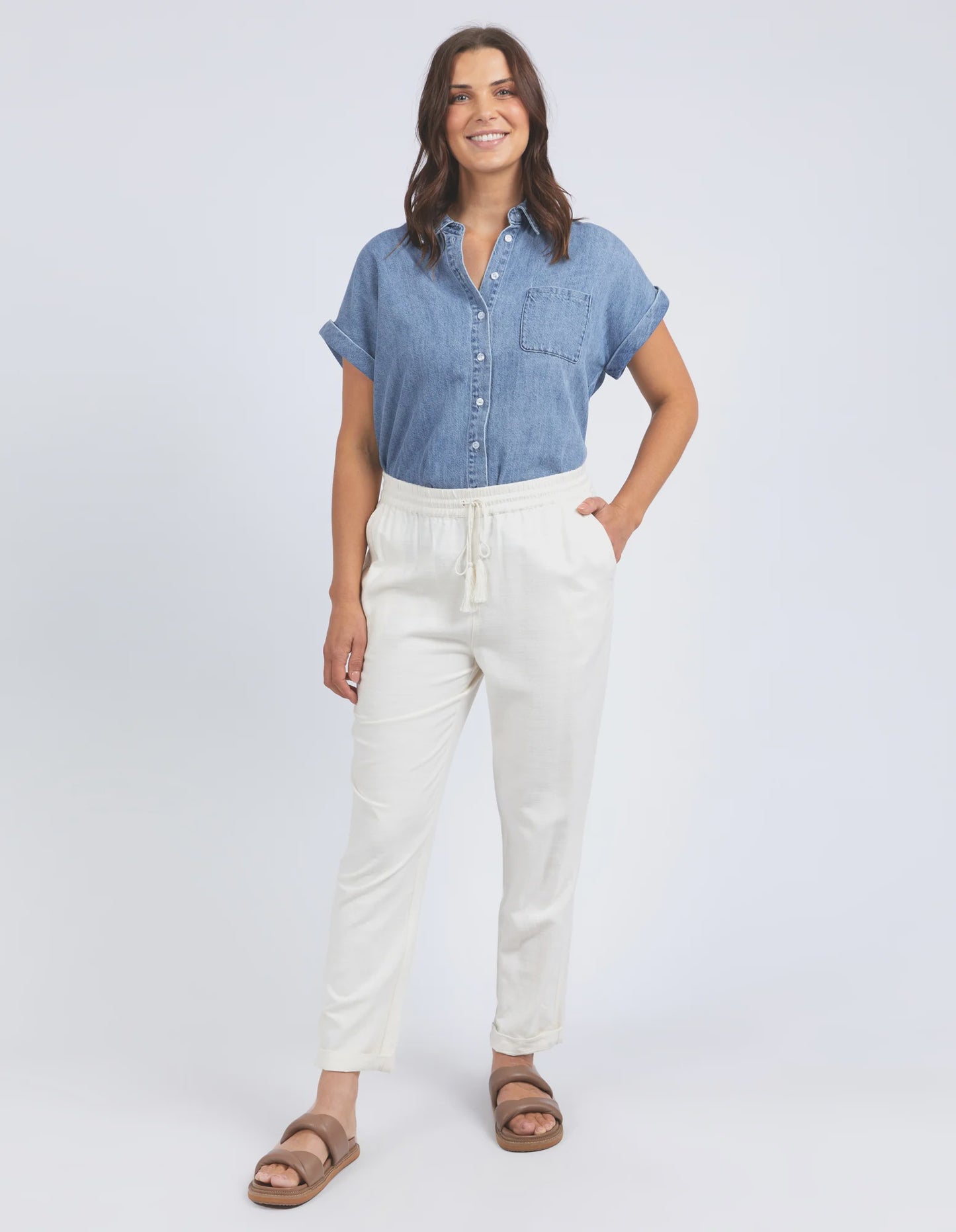 Clem relaxed pant - coconut