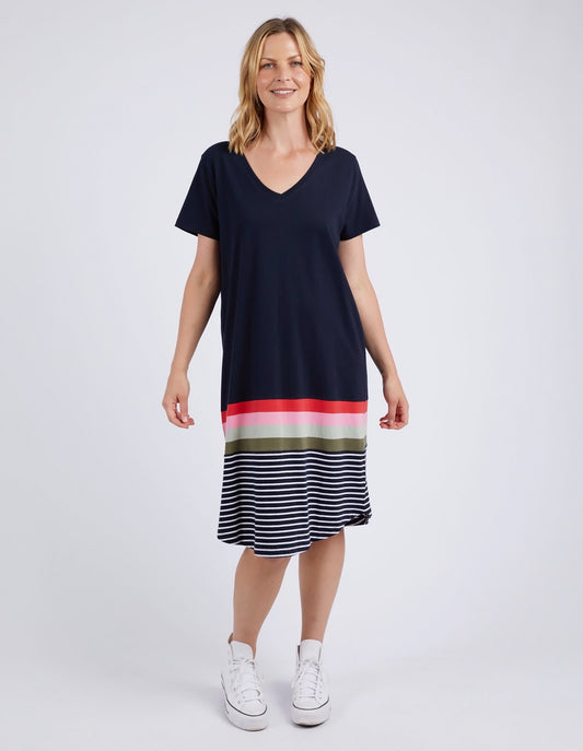 Terra tee dress - navy