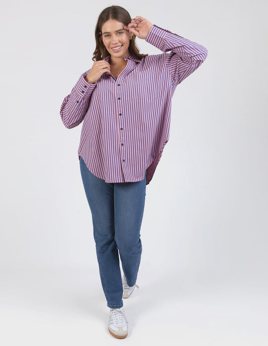 Lila stripe shirt - blue/pink