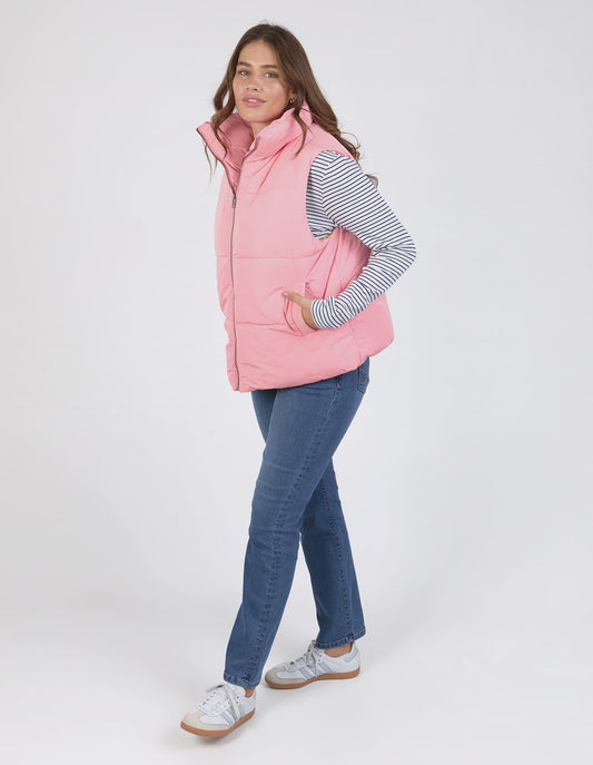 Kit puffer vest - pink