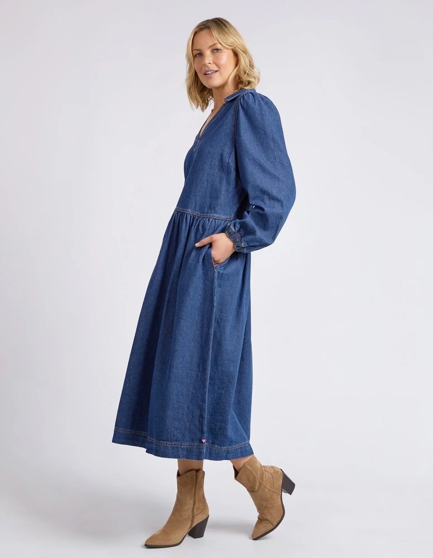 Josephine denim dress