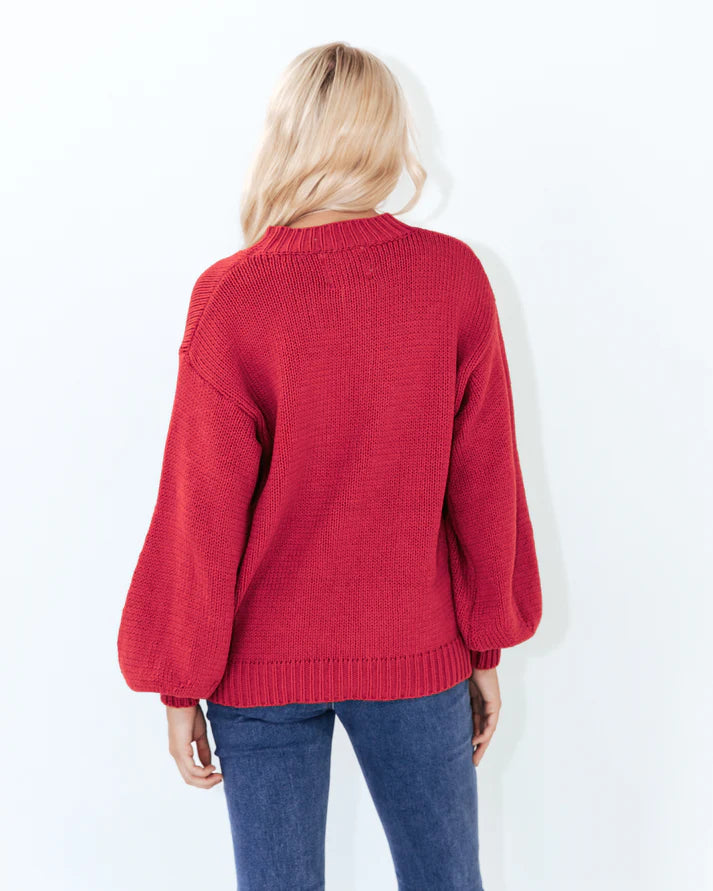 Rosie knit - red