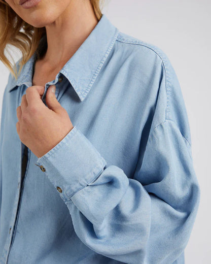 Flinders l/s chambray shirt